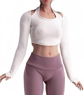 「AC」Worldbox 1/6 女性 可動 アクション フィギュア用 スポーツ アクセサリー ユガ 衣装 長袖上着 ホワイト