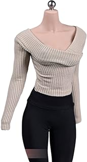 [AC] 1/6 女性 美女 セクシー 綺麗 可愛い クロスネック アクションフィギュア用 セーター TBLeague素体対応 C砂色