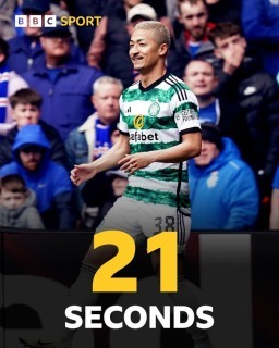 The fastest goal in the Scottish Premiership this season and what a time to get it for Daizen Maeda