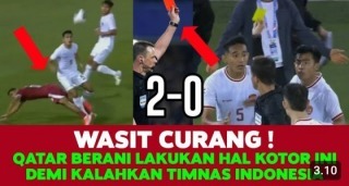 Qatars cheating in the Age 23 Asia Cup between Indonesia vs Qatar is very clea