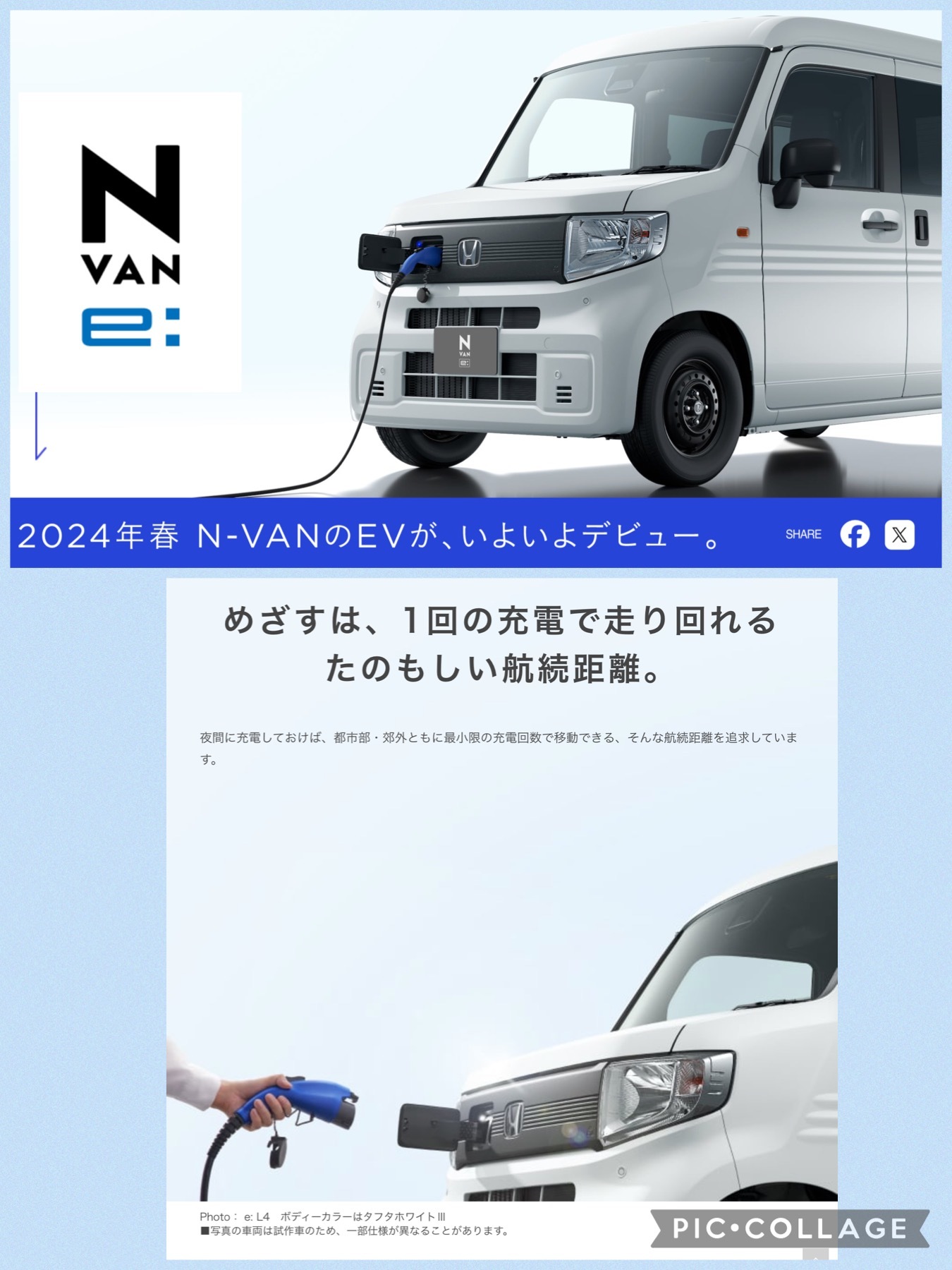 軽商用車EV　ホンダ　NｰVAN e: